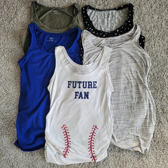 5 Maternity Tank Tops - Picture 1 of 1